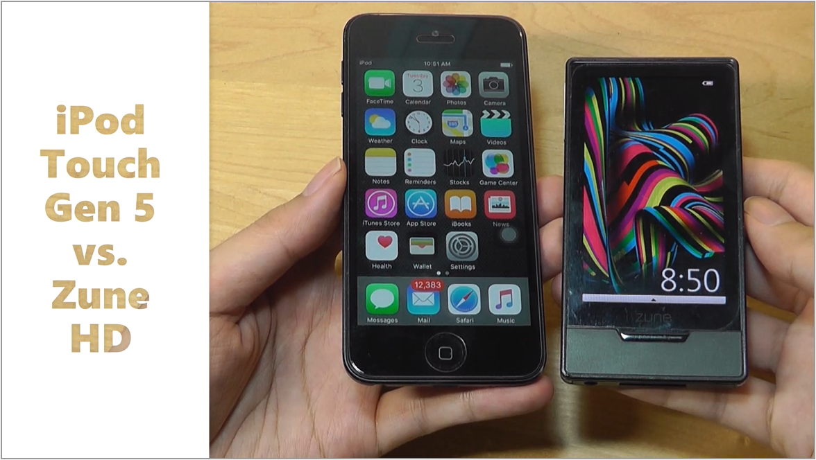 Watch Zune HD vs. iPod Touch 5th Gen MP3 Player #thisorthat on
